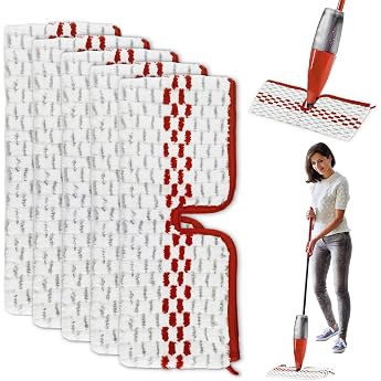 Set of 5 for Vileda 1-2 Spraymax Spray Mop Replacement Cover Microfibre Set