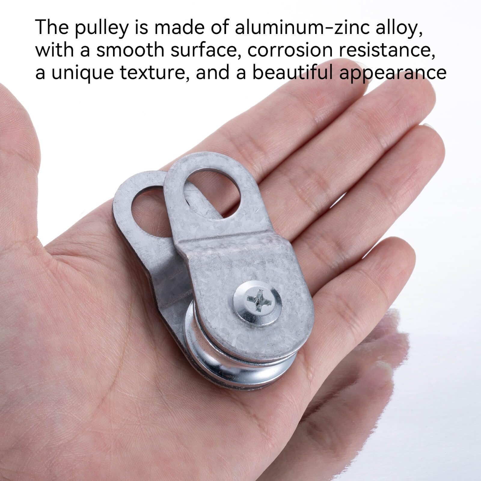 Open Cable Pulley Block - 80 Lb Lifting -6 Open Cable Pulley Block - 80 Lb Lifting -6