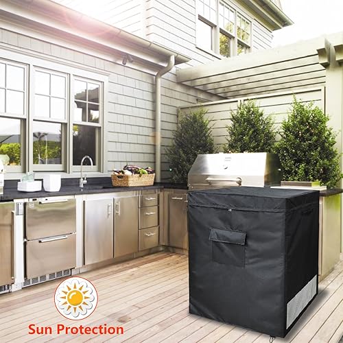 Miniatura 7 de Fundas para congelador de pecho para exteriores (22 pulgadas de ancho x 22 pulgadas de profundidad x 34 pulgadas de alto), compatibles con