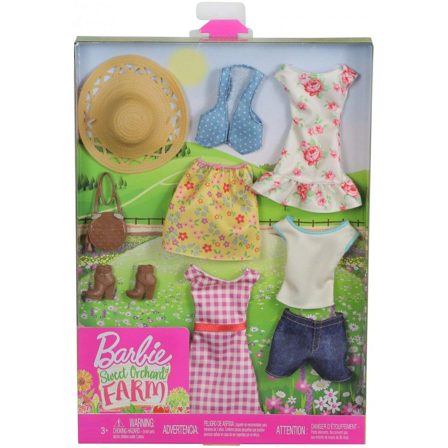Barbie Secret Orchard Farm Clothing Outfit Accessory Pack Set Amazon