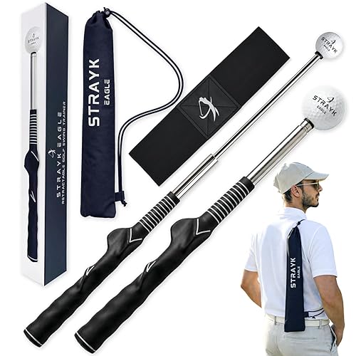 Retractable Golf Swing Trainer - Fix Your Slice - Improve