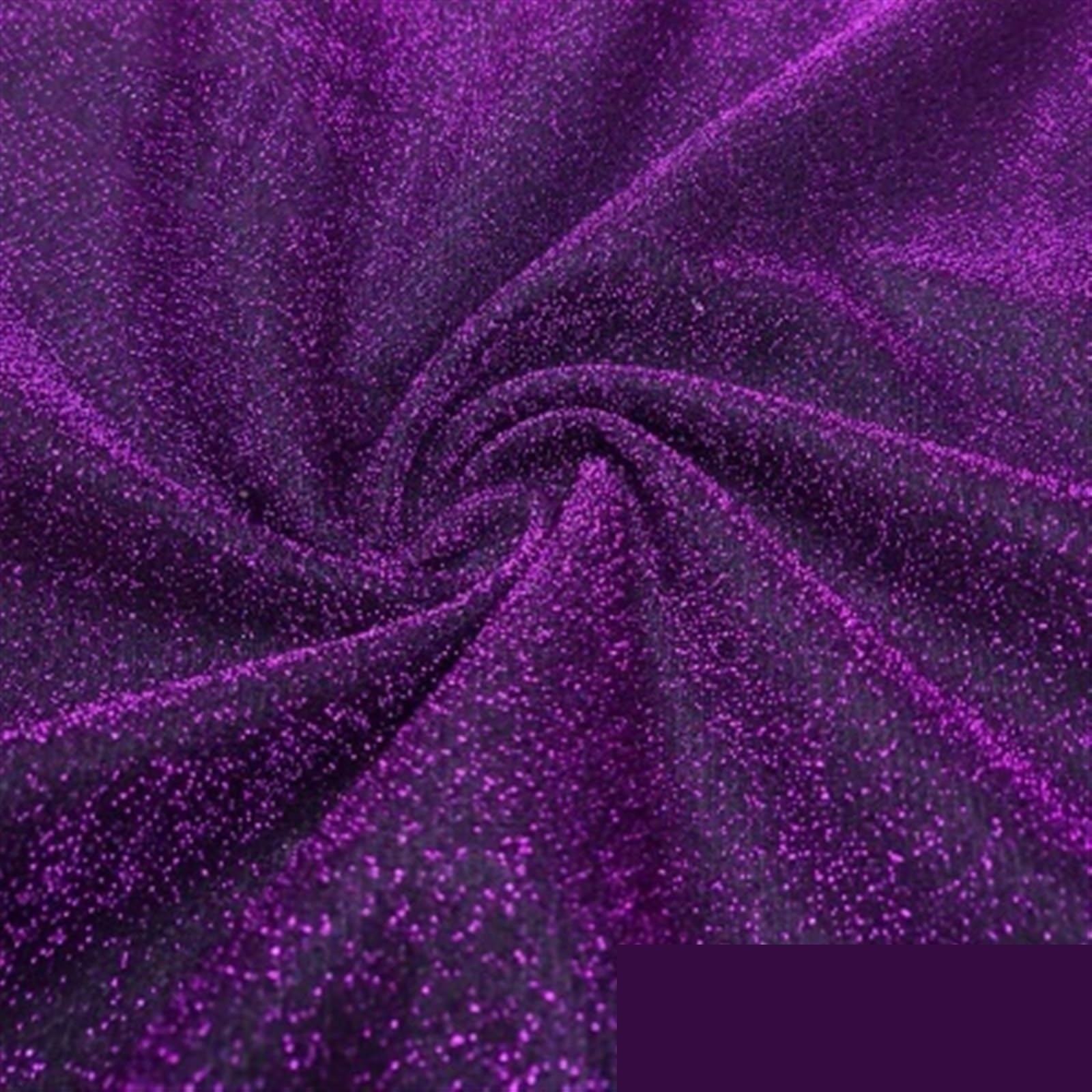 Fabric, Fashionable Glitter Starry Sky Knitted Stretch Fabric Multicolor 100cm x 150cm(11)