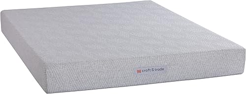 Miniatura 6 de Craft & Trade Colchón de espuma viscoelástica, cama en una caja, enfriamiento de gel de cobre, certificado CertiPUR-US, 8 pulgadas, individual XL,