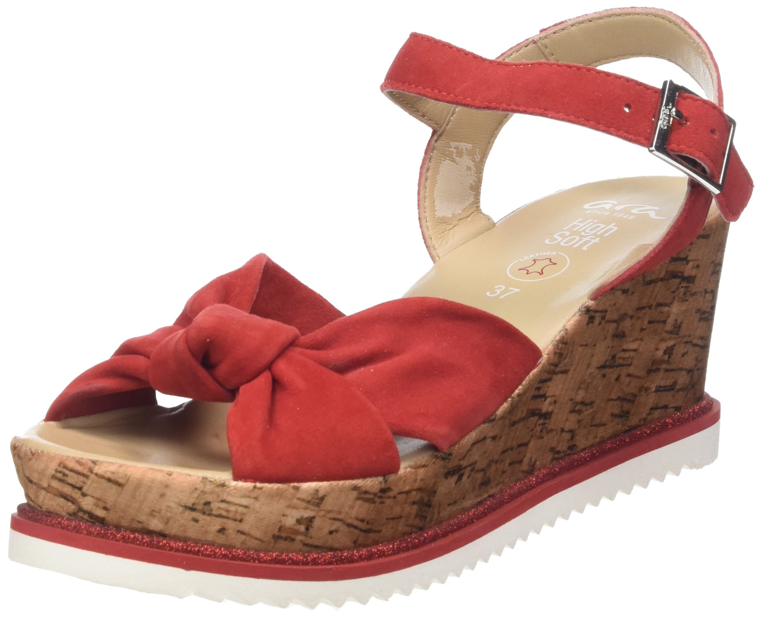 ara Women's Parma Sandals, Flame, 5 UK