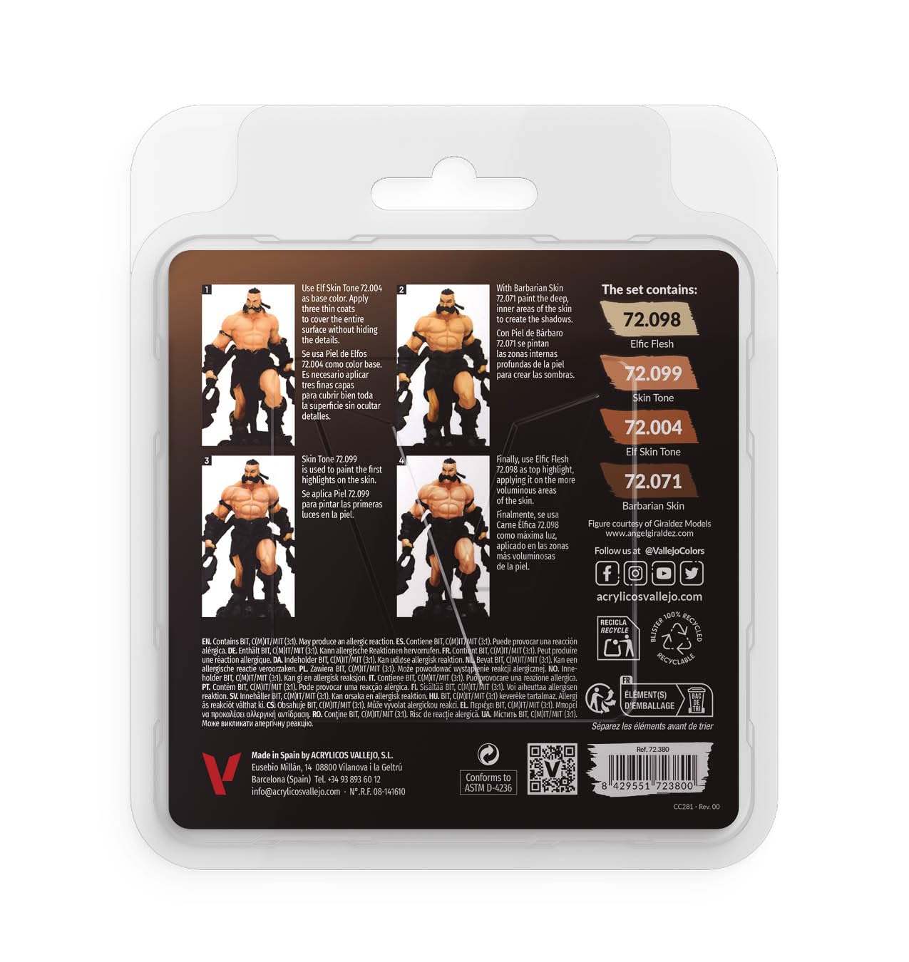 Vallejo 72380 - Kit modellino multicolore