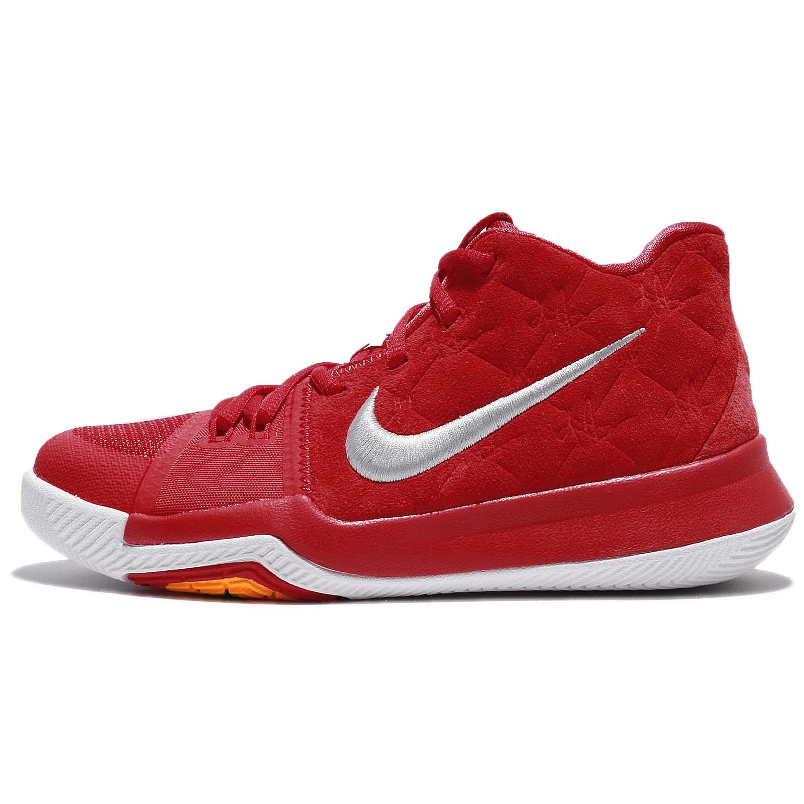NIKE Big Kids Kyrie 3 University Red/Wolf Grey (6.5 M US Big Kid)