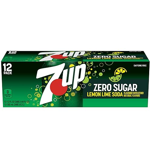 Miniatura 10 de Diet 7UP - Soda de limón y lima cero calorías y sin cafeína latas de 12 onzas líquidas paquete de 12