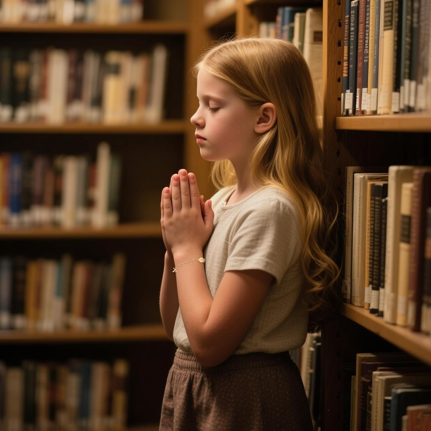 Cross Gift, Dainty Gold Cross Virgin Mary Charm Rosary Chain Catholic Bracelet, Women's Faith Jewelry Miraculous Medal Bracelet, Inspirational Christian Gift for Confirmation, Baptism - Image 5