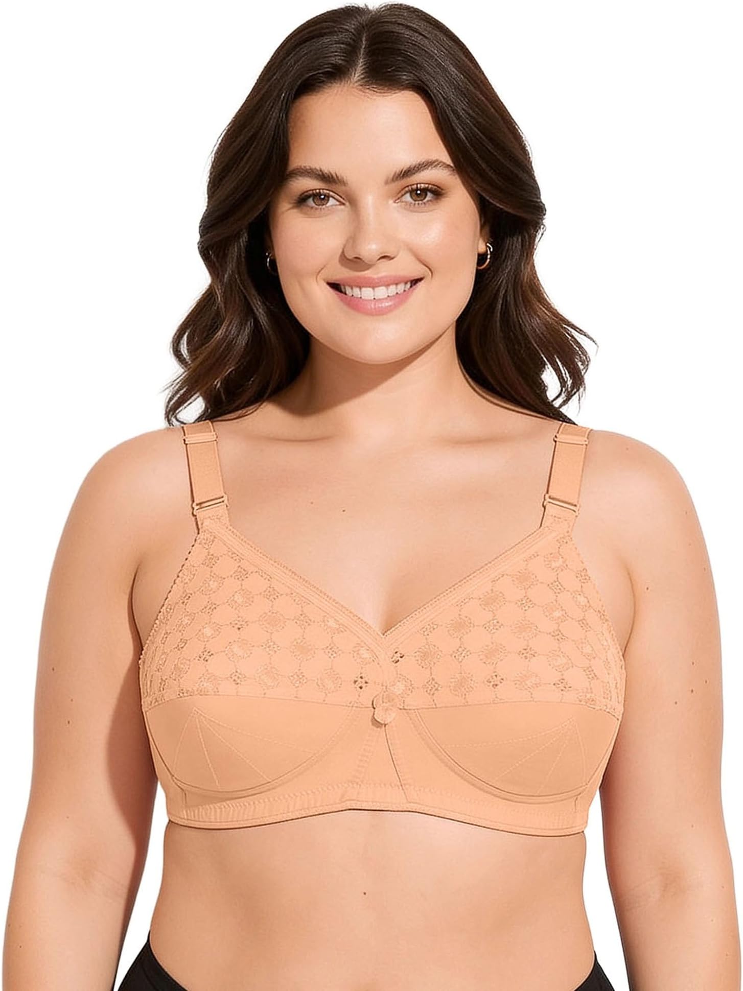Womens Cotton Non Padded Non Wired Bra (Nari Skin 40C)