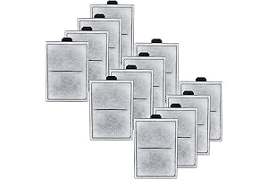 12 Packs PF-S Filter Cartridge for Top Fin Silenstream PF10 Power Filters for Fish Tanks
