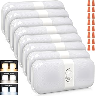 CT CAPETRONIX RV Lights Interior 1700LM, 3 Color TEM Camper Lights, Dimmable 12v Volt