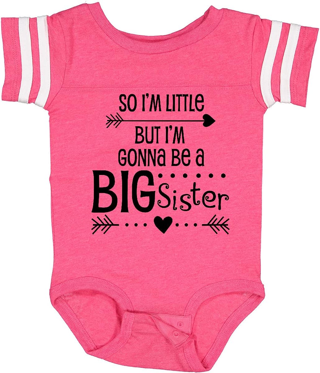 inktastic So I'm Little, But I'm Gonna Be a Big Sister Baby Bodysuit