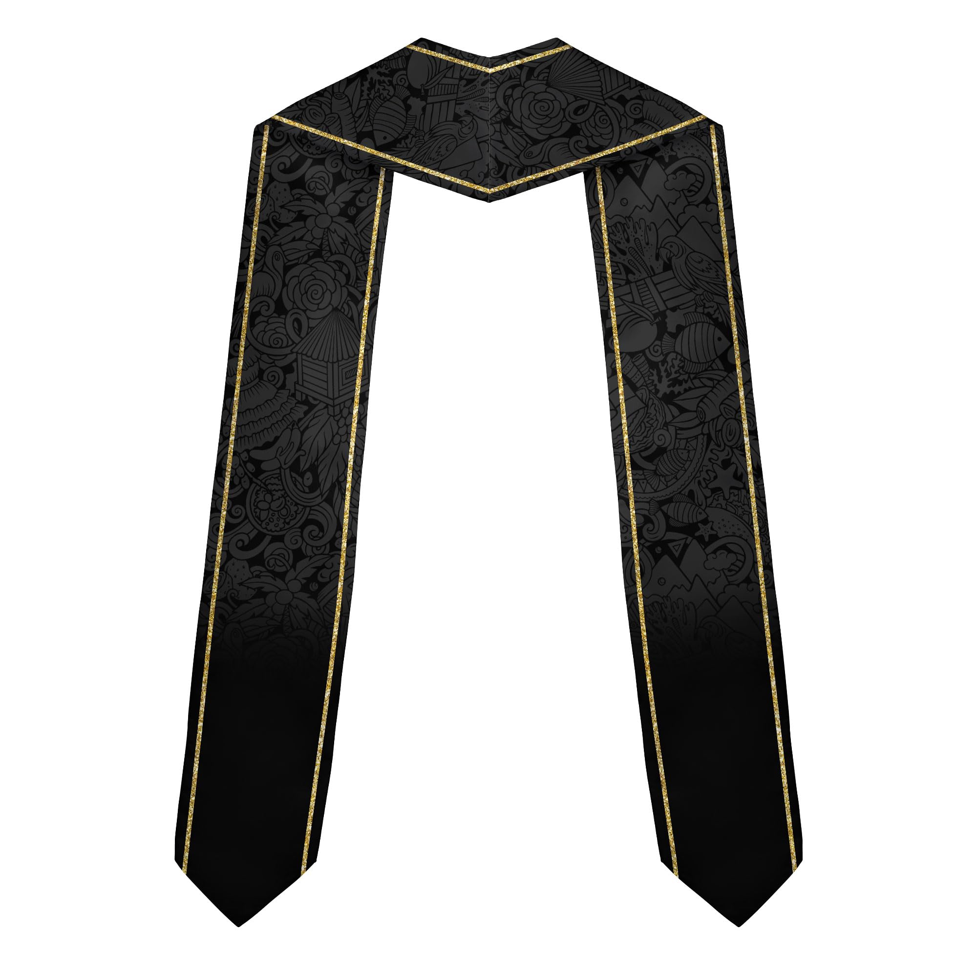 MonkeyVan Honduran Graduation Sash, Custom Honduran American Flag Graduation Sash 2025, Honduras Graduation Stole Style 4