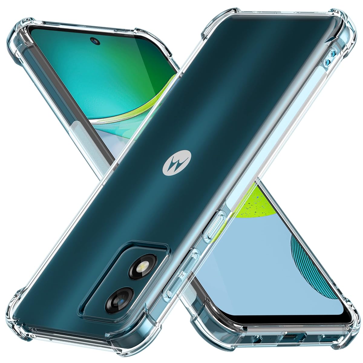 Newlike Silicone Motorola Moto E13, [Bumper] Exclusive - Transparent Back Cover