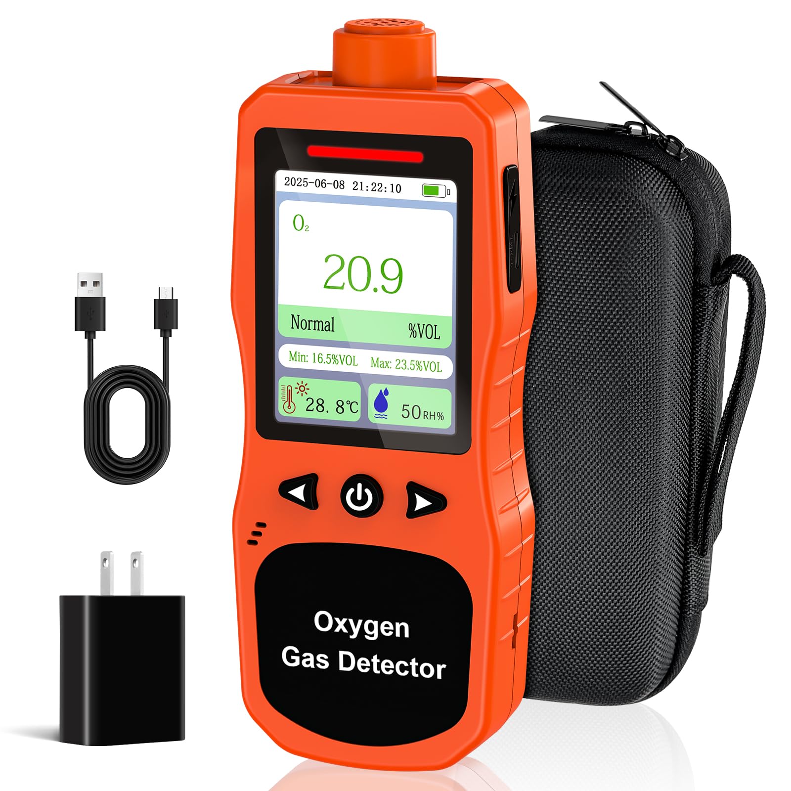 Amazon.com: ZYKYCX Portable Oxygen Detector, Rechargeable O2