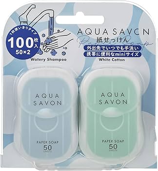 Amazon.co.jp: AQUA SAVON(アクアシャボン) アクアシャボン 紙せっけん