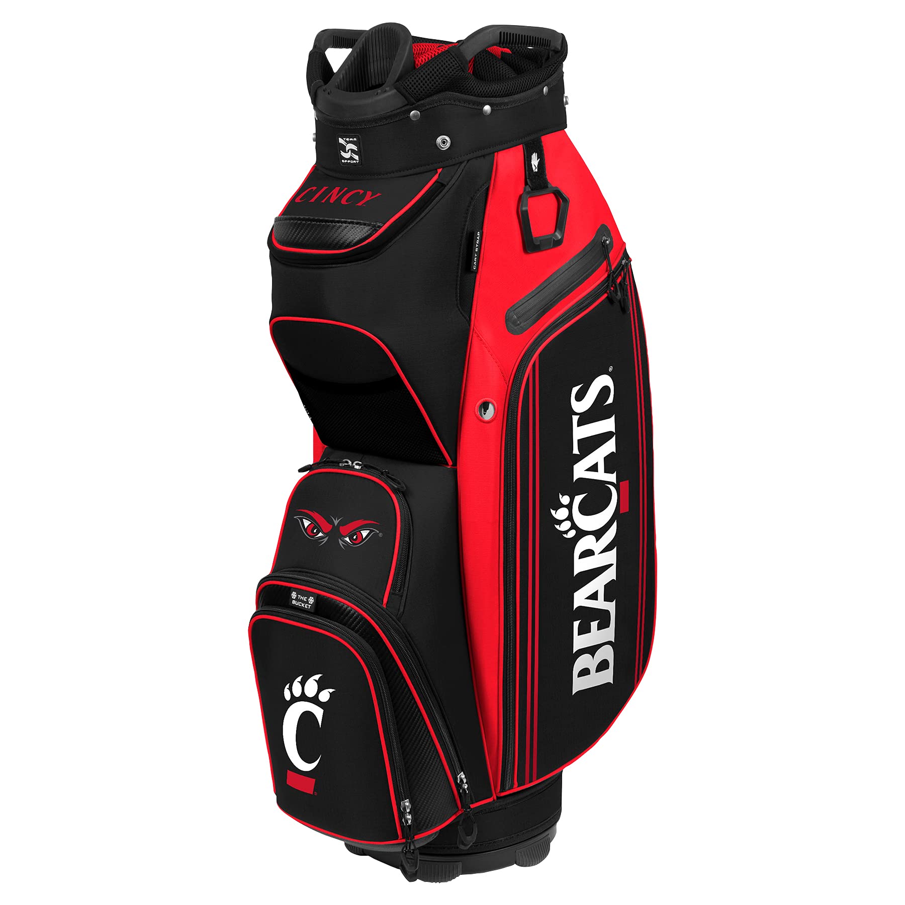 Cincinnati Bearcats Bucket III Cooler Cart Golf Bag