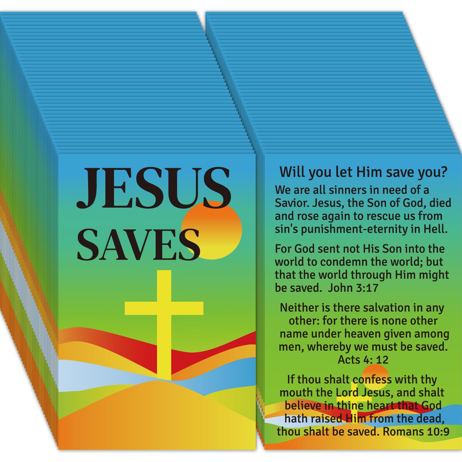 240pcs Gospel Tracts Plan of Salvation Cards Pocket Holy Prayer Cards Bible Tracts Inspirational Mini Bibles Christian Tracts for Evangelism Church