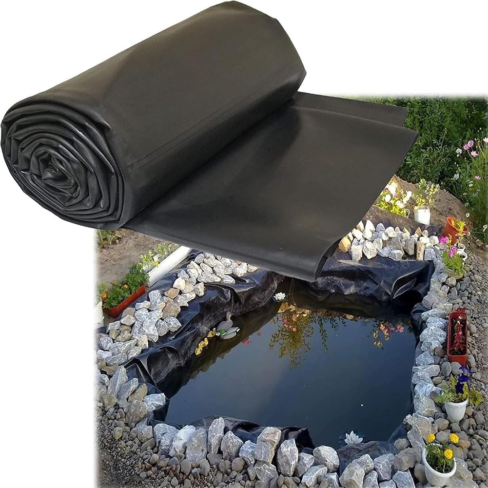 Bâche de bassin imperméable pour créer une cascade dans votre jardin