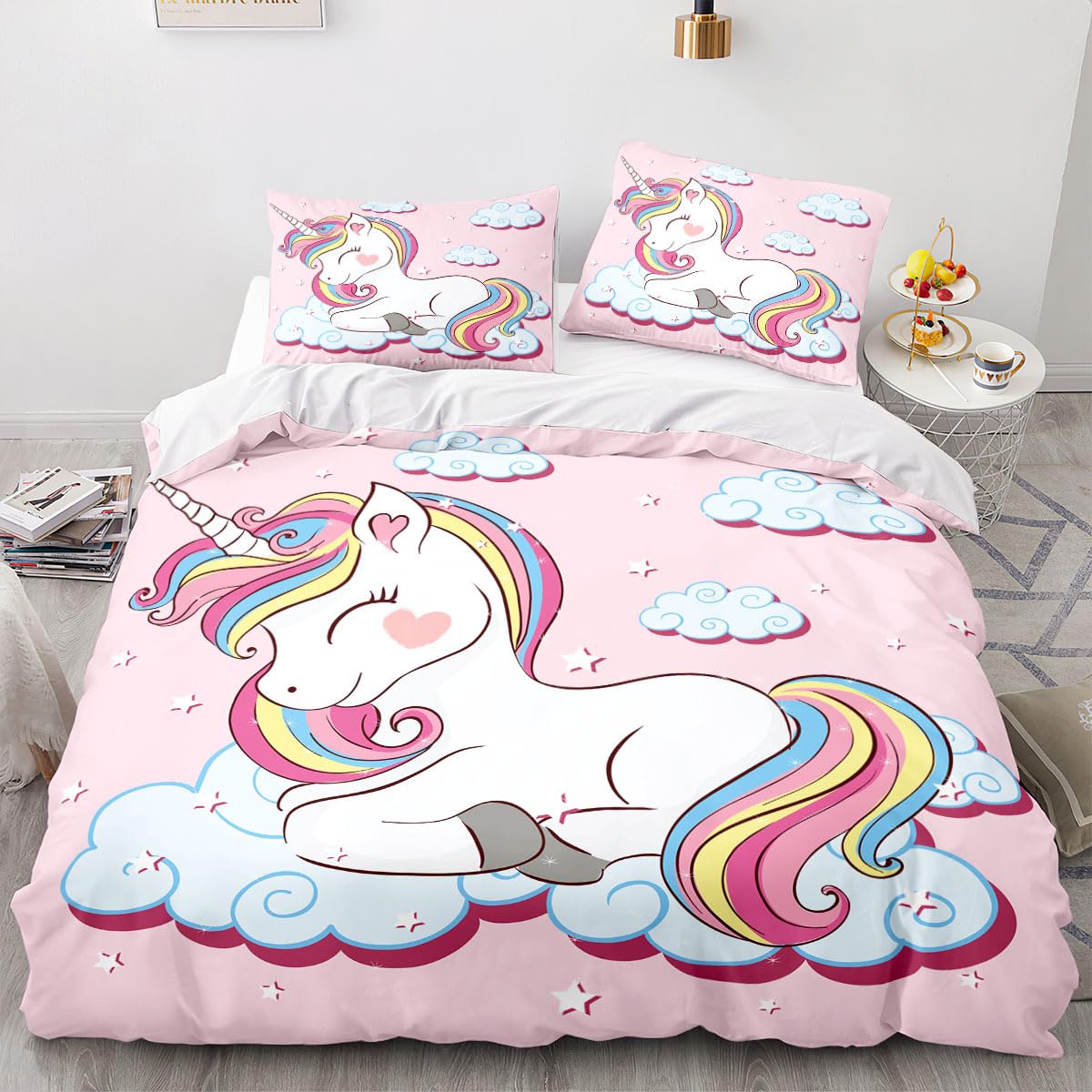 1-persoons - Sterren - Kinder - Unicorn - Luchtig - Dekbedovertrekken kopen? | Korting tot 51