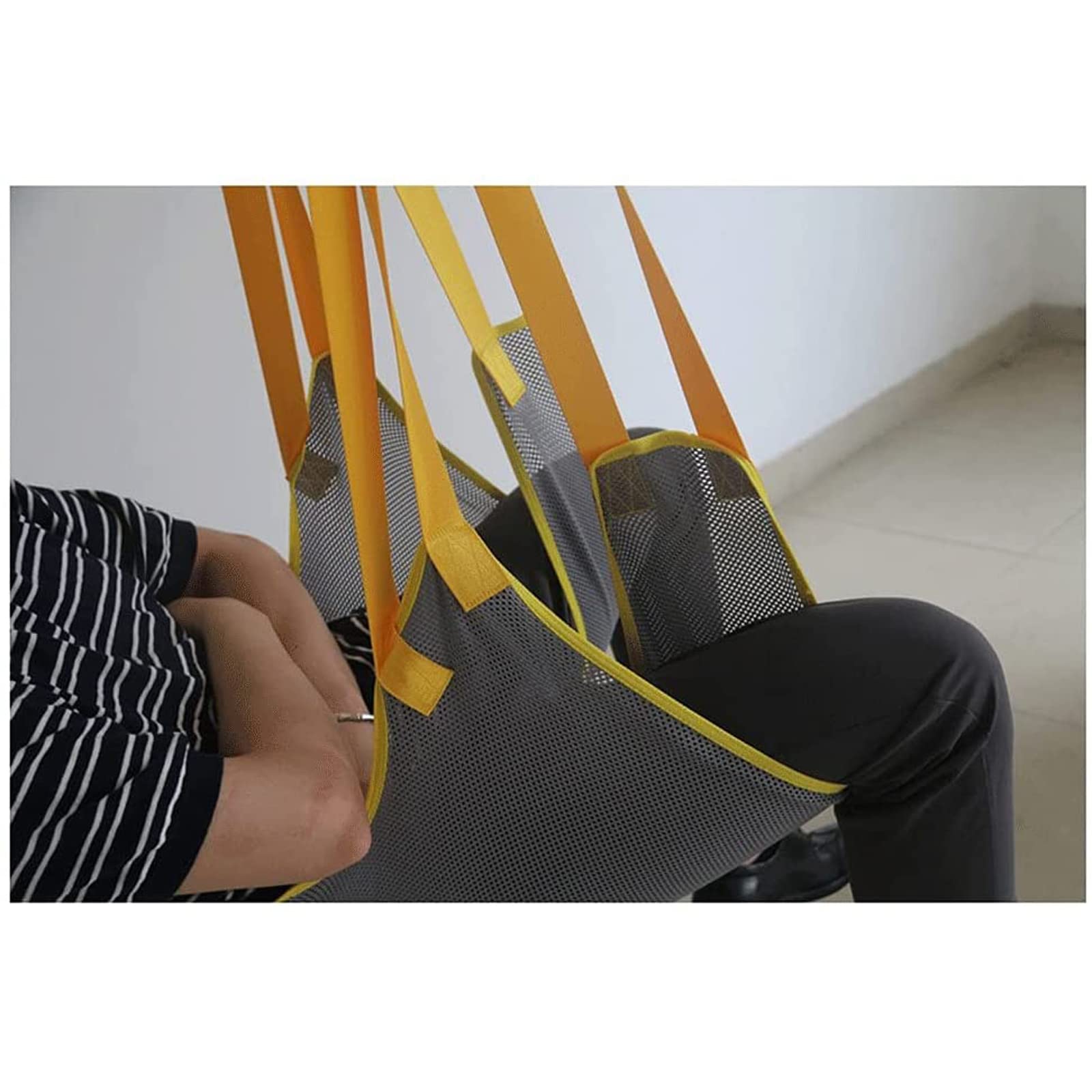 Imbracatura per sollevamento toilette, imbracatura per sollevamento paziente in rete, imbracatura per gambe divise per sollevatore da bagno per pazienti per disabili, ausili per la riabilitazione per