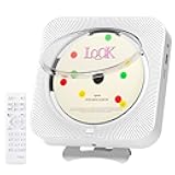 CD Player Portable | CD Player for Home, Office with HiFi Speakers Bluetooth | LED Screen FM Radio, USB/TF/AUX Support,Audiophiles