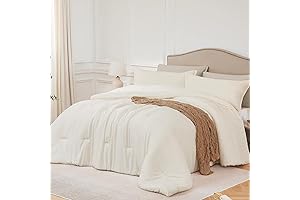 Soft and Light Off White Queen Comforter Set