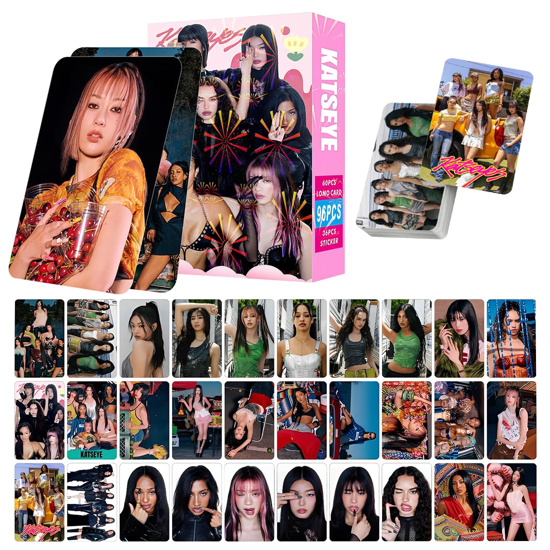 ZILUOLAN 92/124Pcs KATSEYE LOMO Tarjetas De Fotos , BEAUTIFULCHAOS LARA Daniela Álbum Manon Megan Con Pegatinas Hd Impreso Kpop Ídolo Colección I.1663534545