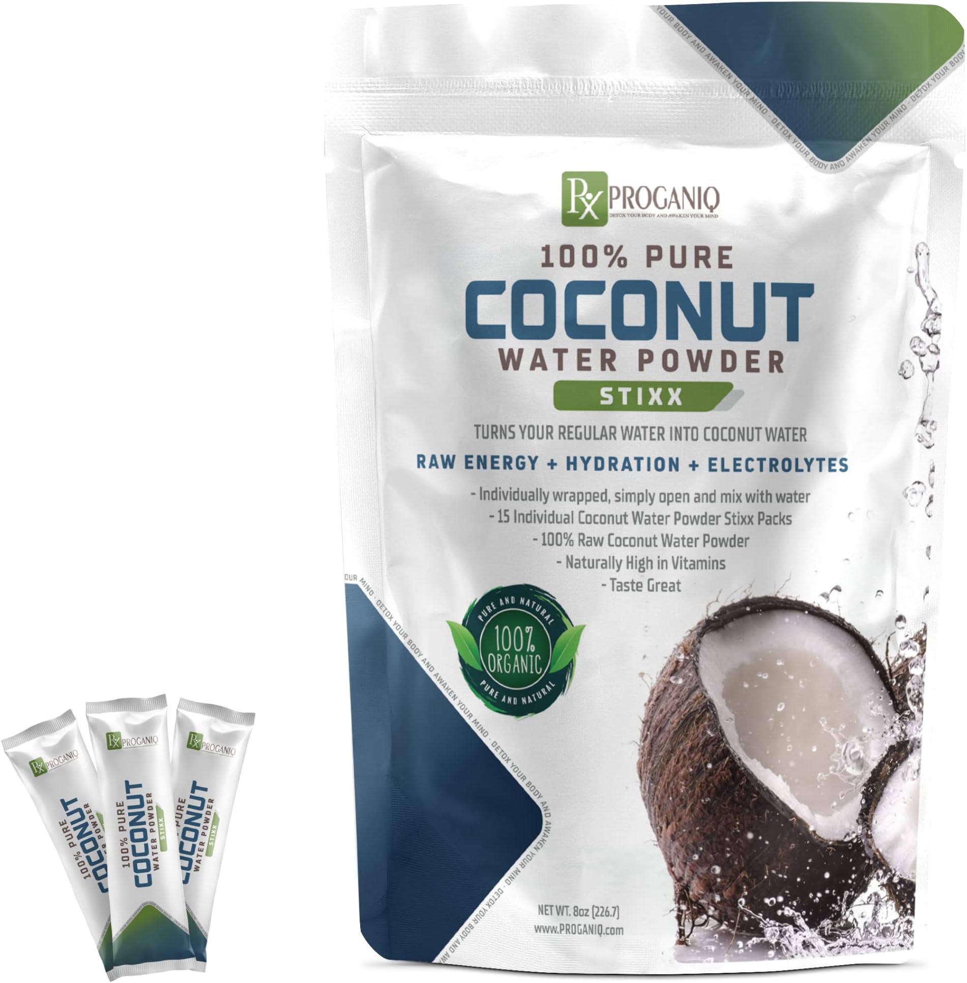 Amazon.com : Sprout Living Organic Coconut Water Powder ($1.66/drink ...