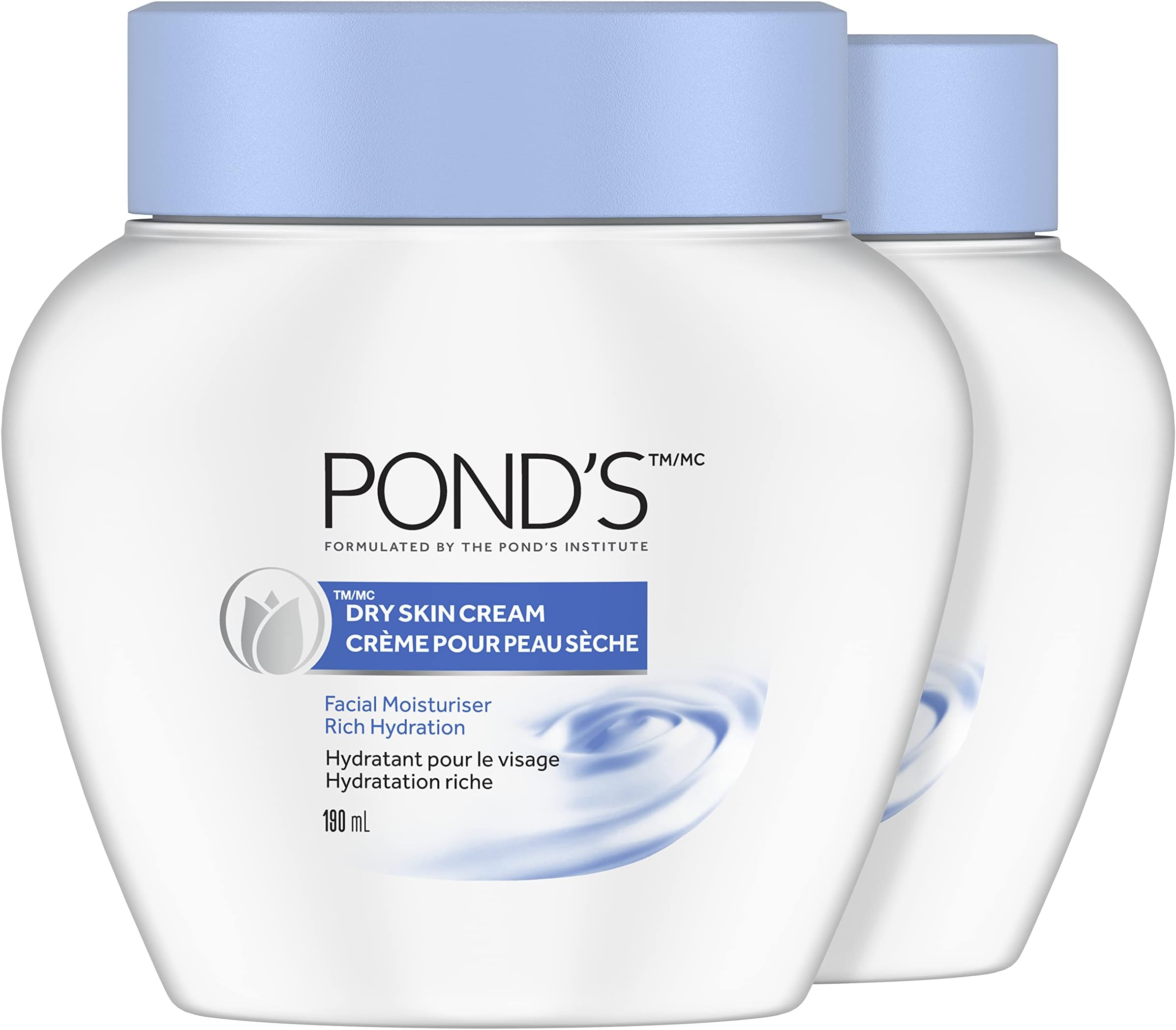 Ponds Dry Skin Cream Facial Moisturizer 10.1 Ounce Jar (Pack of 2)