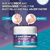 Vista 5 de Crema para dormir de PMT, ayuda natural para dormir regula los patrones de sueño para conciliar el sueño más rápido, utiliza ingredientes naturales