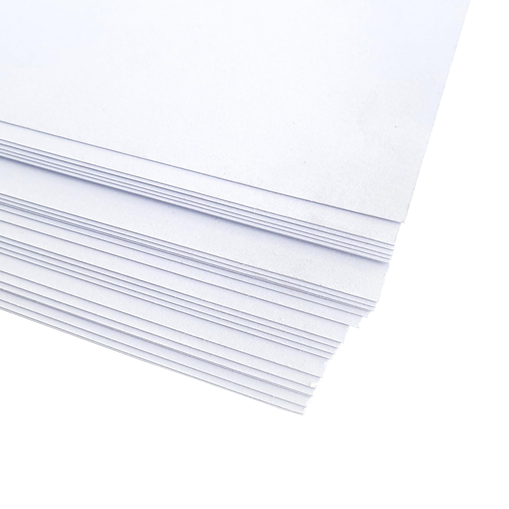 180Gsm Premier Color Chart Paper 25-Sheets for Drawing and Painting, 50 cm x 70 cm Size, Bleached White