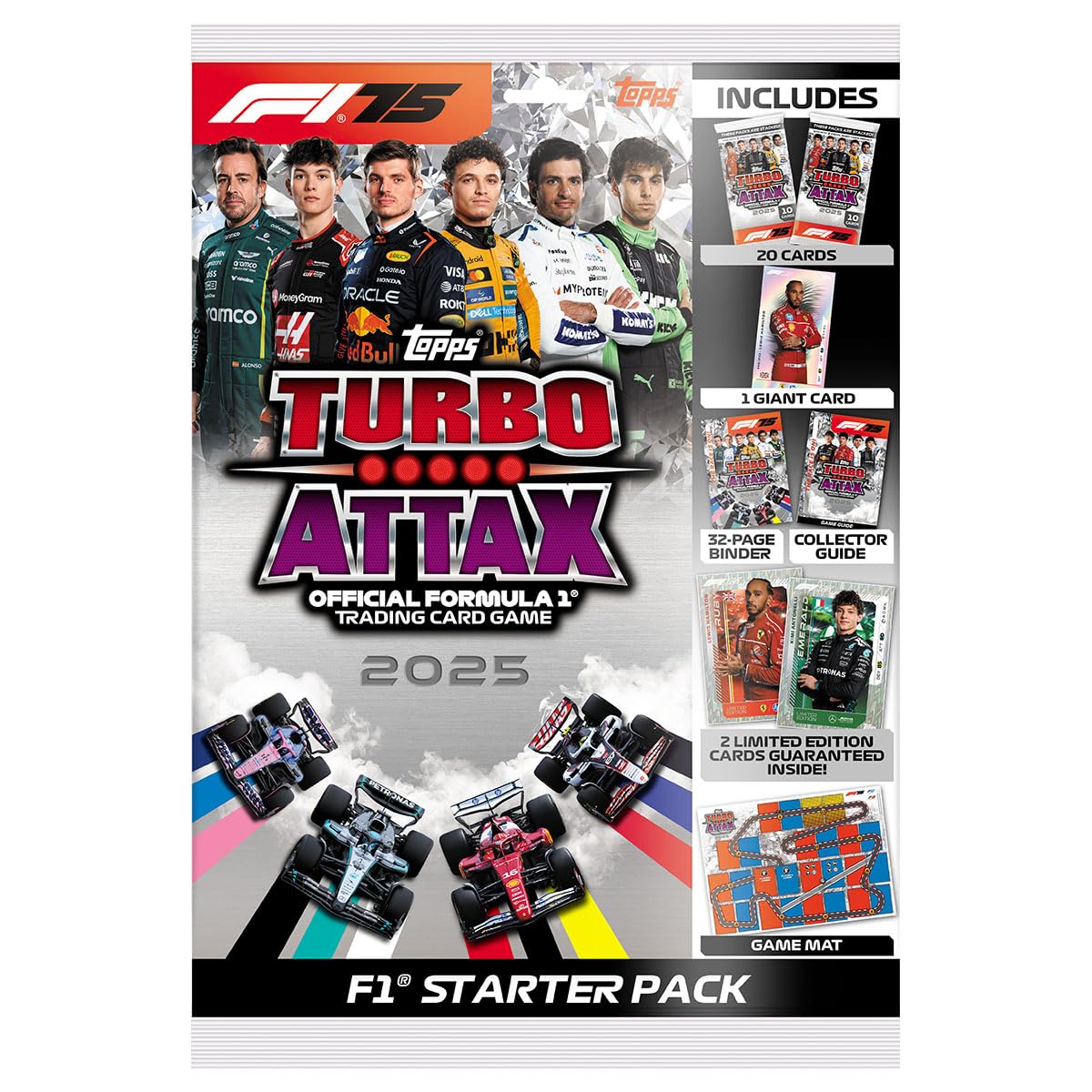 Amazon.com: Topps F1 Turbo Attax Starter Packages 2025 | Includes