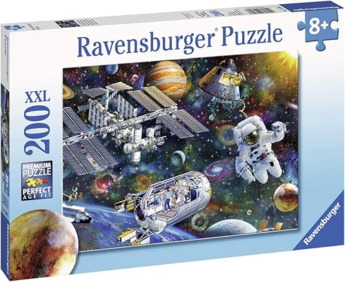 Miniatura 9 de Ravensburger Cosmic Exploration - Rompecabezas para niños, 200 piezas únicas XXL, juguete educativo y divertido antirreflejo, certificado FSC, 19.5