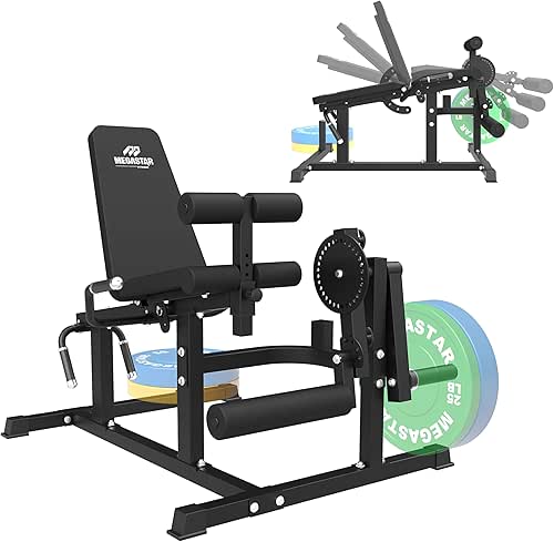 Leg Extension, 3-in-1 Leg Curl Machine with Adjustable Back, 800LB