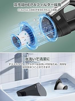 Amazon | 掃除機 コードレス 12000pa 強力吸引 スティック掃除機 2WAY Amazon | 掃除機 コードレス 12000pa 強力吸引 スティック掃除機 2WAY