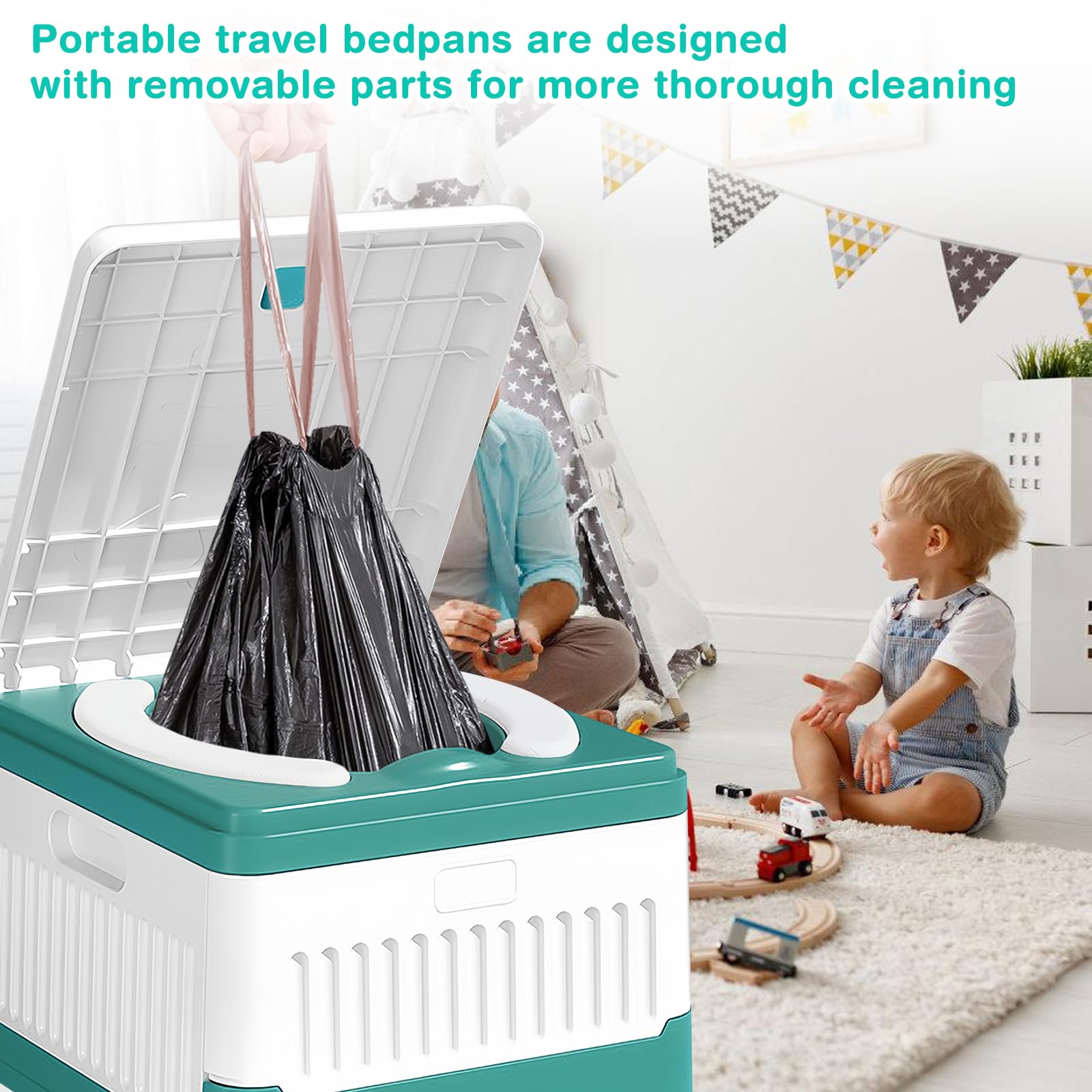 Sedile WC per bambini: vasino pieghevole viaggio, vasino da allenamento, toilette per bambino, sedile WC per campeggio