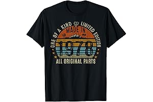 46th Birthday Gifts Men Women Vintage 1978 Original Parts T-Shirt