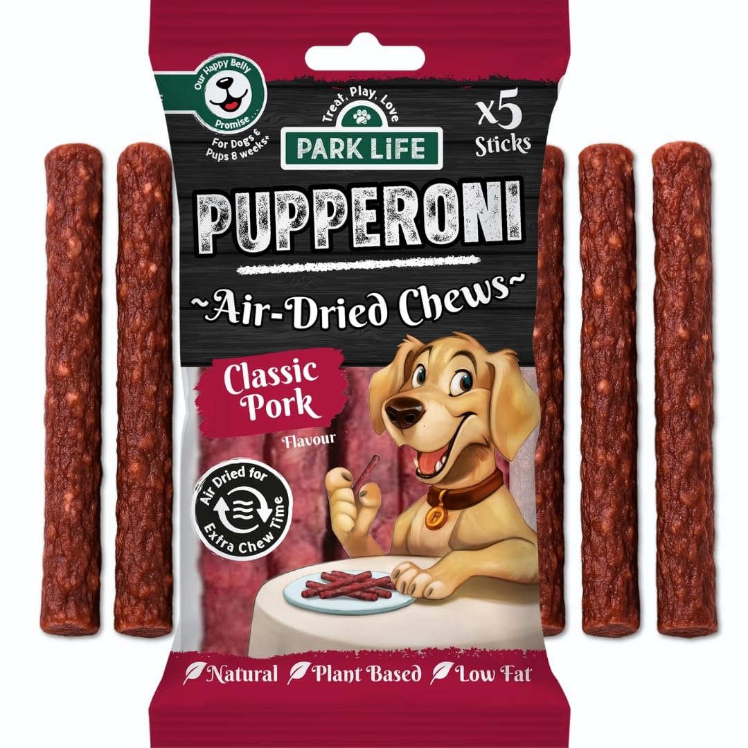 PARK LiFE Pupperoni Classic Pork Flavour, Dog Treat, Puppy Training Snack, 70g