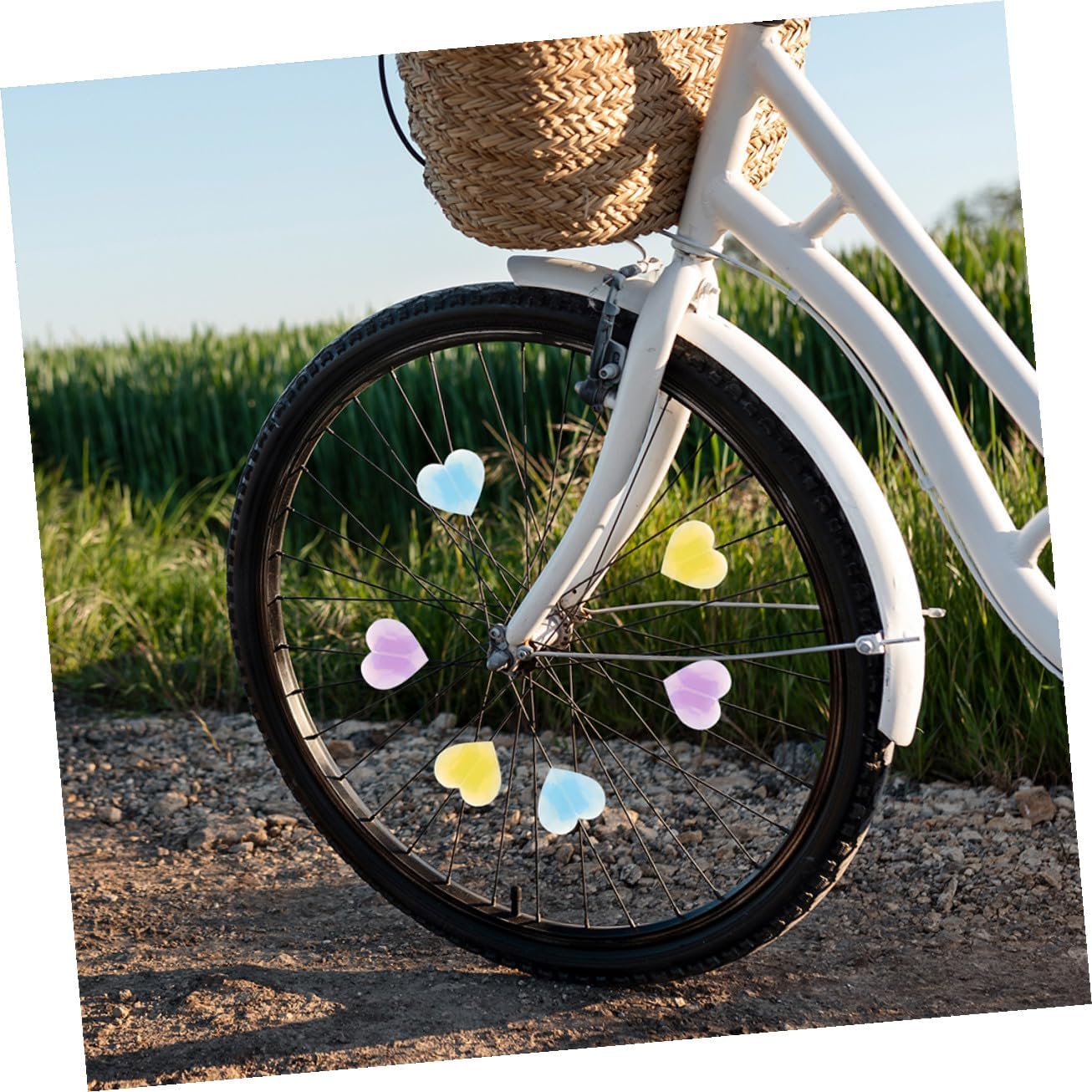 50pcs Bike Wheel Spokes Beads Clip Bicycle Spoke Decorations for Quick Installation Creative Bike Accessories for Birthday Holiday