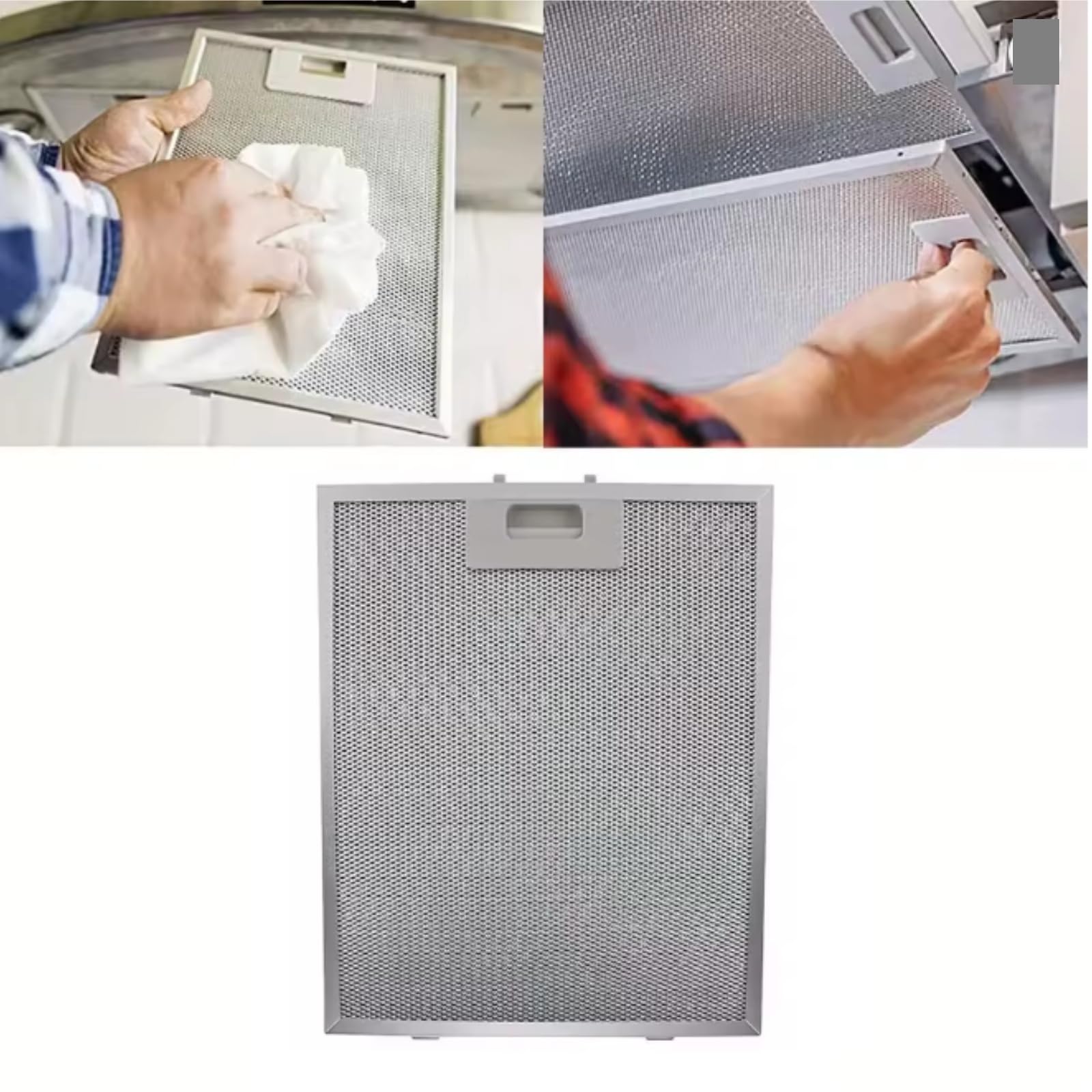 Filtro De Campana Extractora De Malla De Aluminio, Filtro De Ventilación De 330x230x9mm, Repuesto De Accesorios for Electrodomésticos De Cocina, 2 Uds.