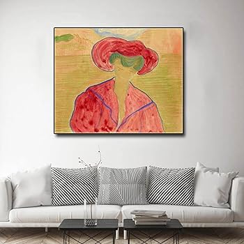 Amazon.co.jp: Marianne von Werefkin 有名な絵画の複製: 赤い服