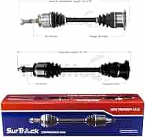 Amazon.com: SurTrack Pair Set of 2 Rear CV Axle Shafts For