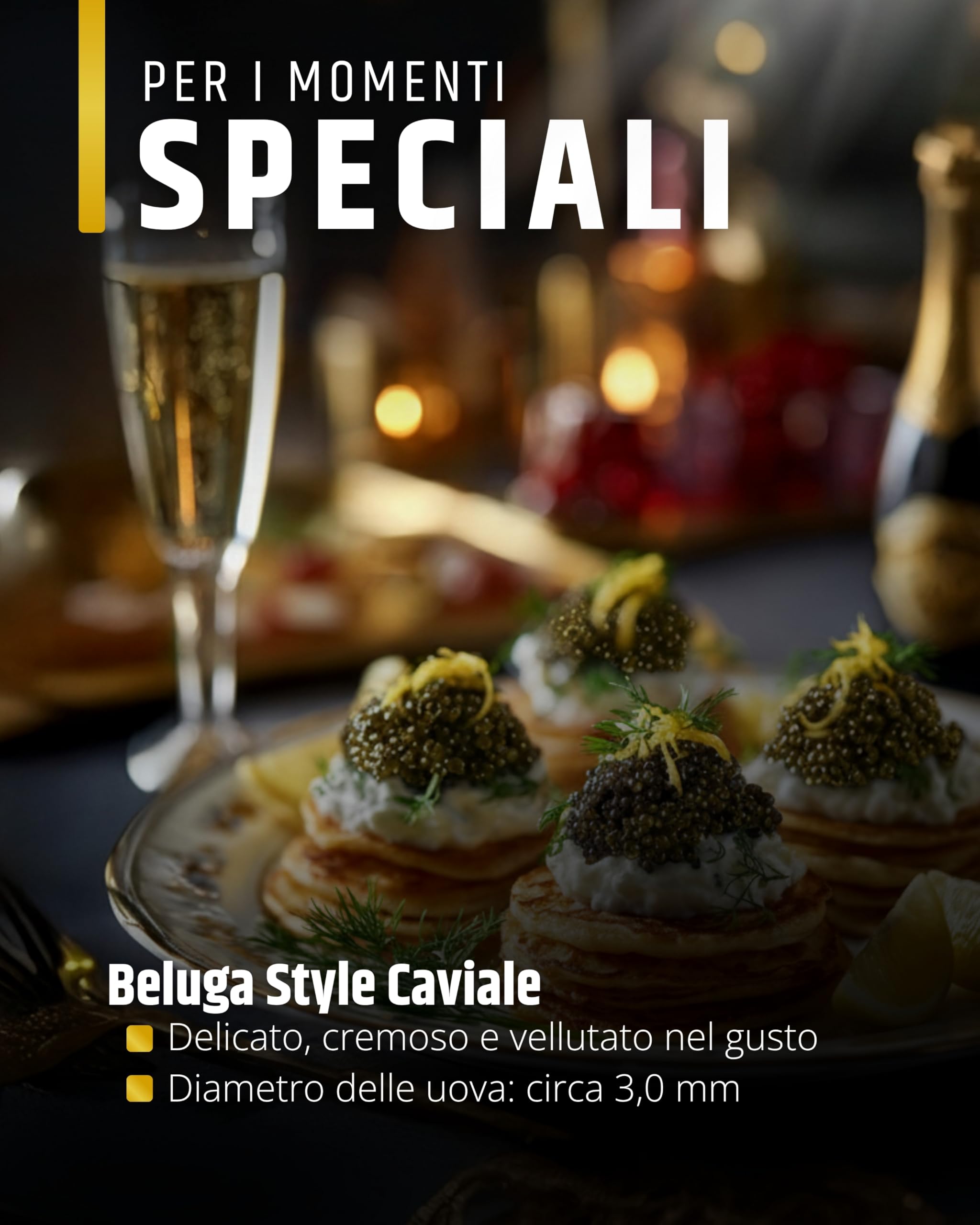 Sepehr Dad Amur Beluga Storione Caviale Premier | allevamento NC | 125 g