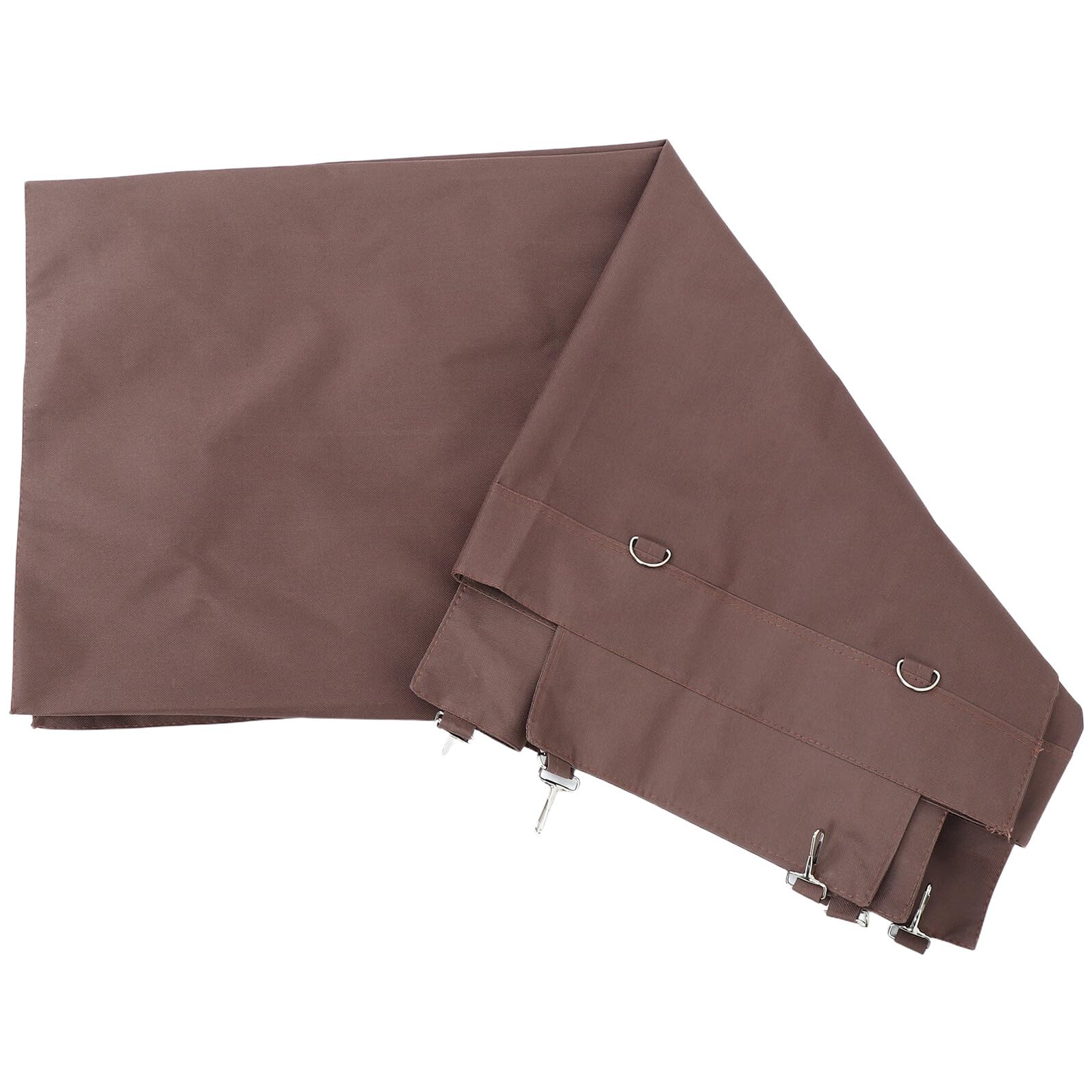 Sacco Portabiancheria da Appendere per Carrello Pulizie in Oxford Marrone | Cloths e Linens, Uso Commerciale, Borsa Organizzativa Versatile, Affidabile per Housekeeping