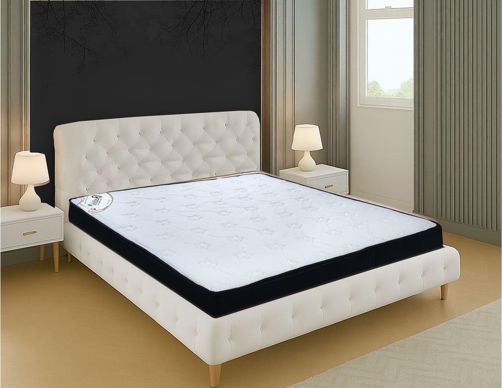 E.P Plus Mattress 72 x 60 x 4 Inch | High-Density Foam Construction | Comfortable Sleeping Surface | Breathable Fabric Cover | Supportive Design for Bedroom, Guest Room-picture-30