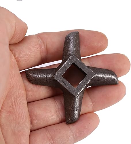 Miniatura 6 de Cuchillas para picar carne, mezclador de carne, repuesto de cortador de cuchillo de acero, en forma de cruz, accesorio profesional para picadora de
