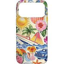 Sunny Escapades A Retro Collage of Summer Delights Case for iPhone 17 Pro Max
