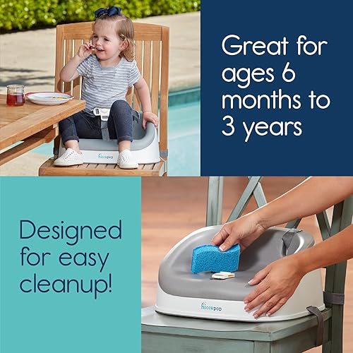 Miniatura 6 de hiccapop ErgoBoost - Asiento elevador para niños pequeños para mesa de comedor asiento elevador antideslizante y estable para mesa de comedor silla