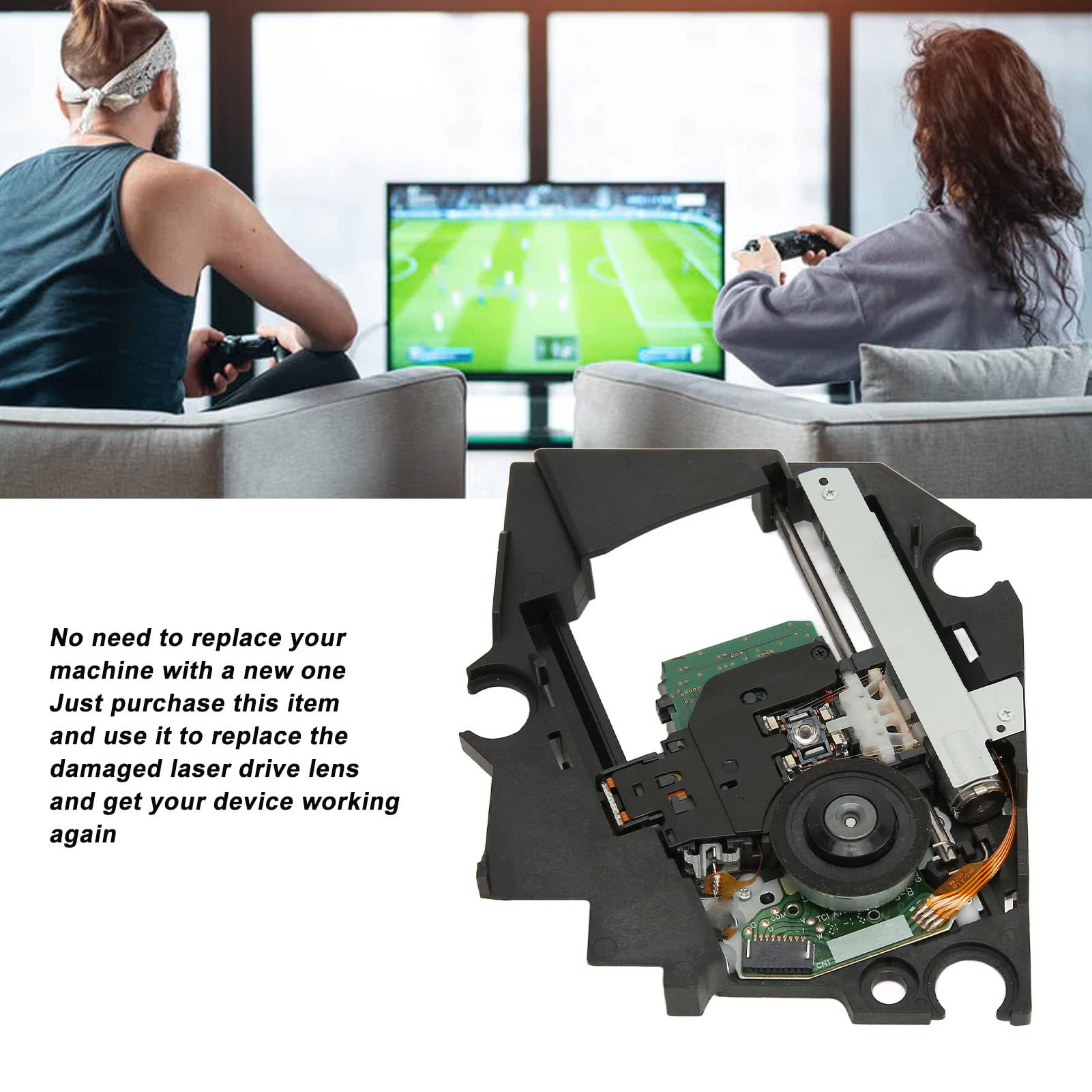 Lente De Unidad Láser para PS5, Lente De Unidad Láser con Reemplazo De Módulo De Marco Lente Láser De Unidad óptica para Consola De Juegos PS5